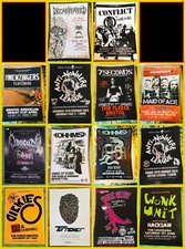 POSTER SALE!!  A3 -  PUNK,METAL, HARDCORE SELECTION - CHECK EM OUT !!!