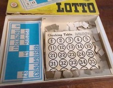 Vintage lotto game - vintage, spear's