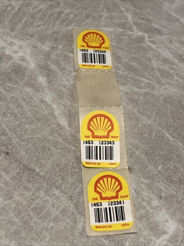 Shell one point sticker - one,