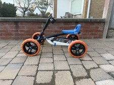Berg Buzzy Nitro 2-in-1 Pedal Go-Kart for Ages 2-5 Blue/Orange