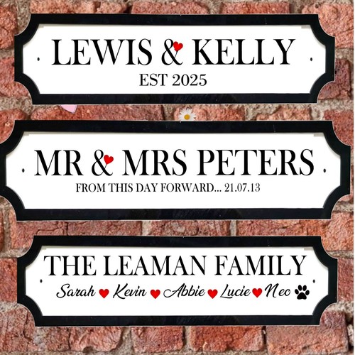 Personalised street sign - personalised,