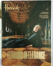 Harrods Magazine November/ December 2024 )  Issue Title  "Lessons in Elegance"