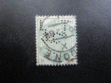 GB SG196 One Shilling Perfin-££'s-Post UK Only-READ ALL BELOW.