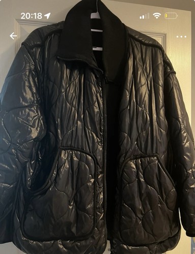 Zara women black quilted - black,