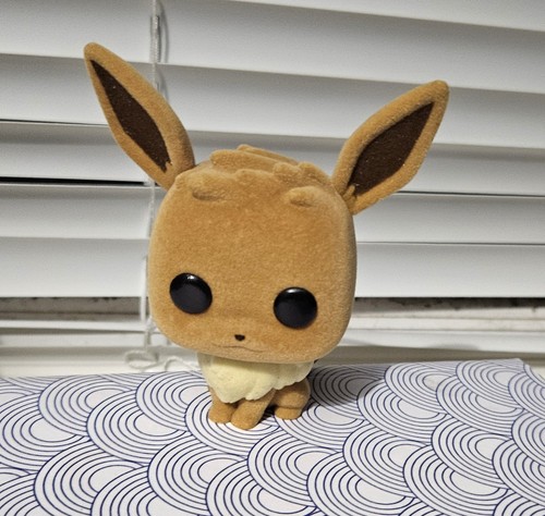 Flocked pokemon eevee funko - flocked,