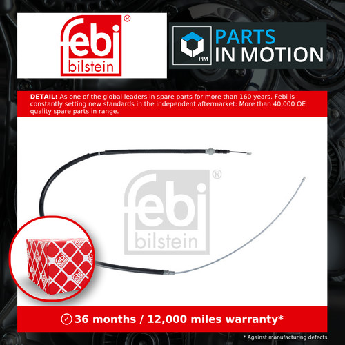 Handbrake cable fits golf - handbrake, vw