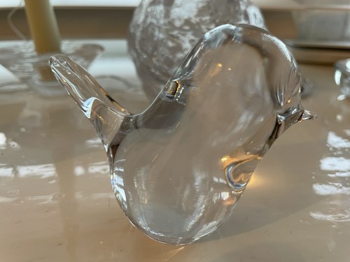 Fab wedgwood clear glass bird - fab,