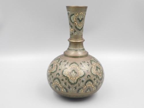 Vintage green decorated 20cm - decorated,