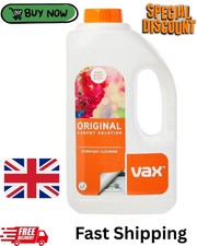 Vax Original Carpet Cleaner Solution Shampoo Rose Burst Scent Cleaning 1.5L