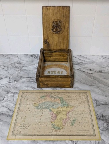 Antique 1860 african - 1860, map