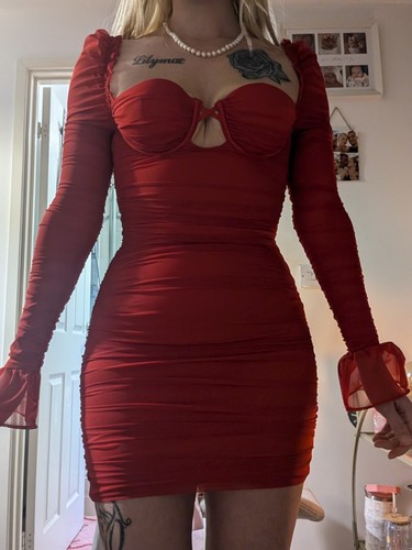 Polly red stunning dress - oh,