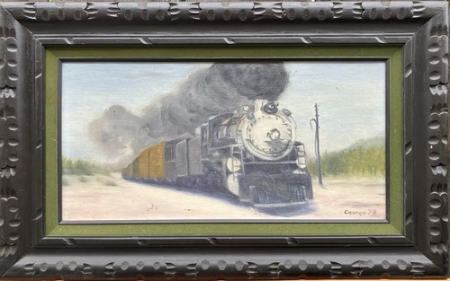 Original oil board - original,
