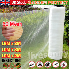 15M White Garden Grow Protect Plant Netting Vegetables Crops/Plant Mesh Bird.Net