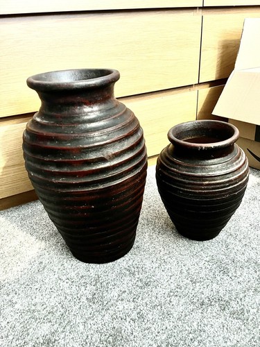 Rustic terracotta planters urn - rustic,