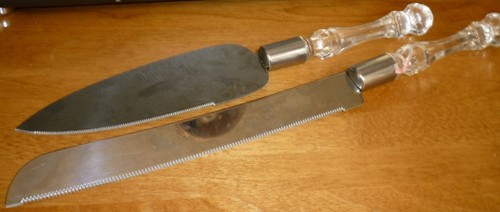 Nice wedding knife cake - knife,
