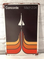 Concorde Aeroplane Plane Metal