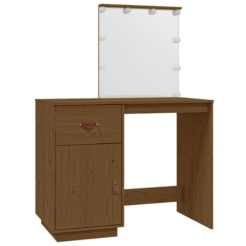 Solid wood pine dressing table - solid,