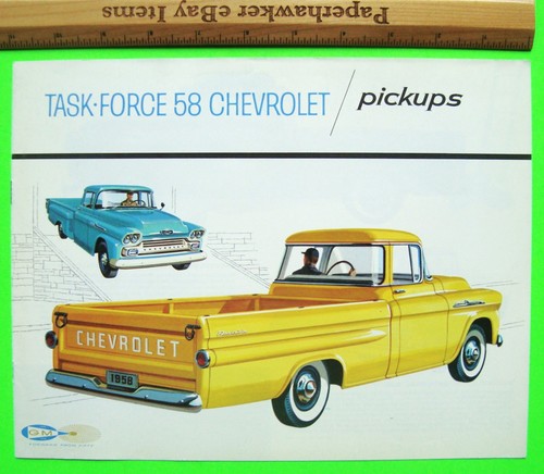 1958 chevrolet pick - 1958,
