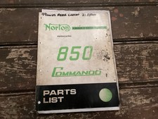 Norton Commando 850 Parts Book.