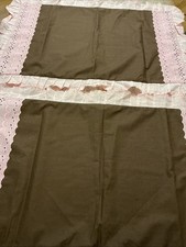 Vintage Pair Unused Brown