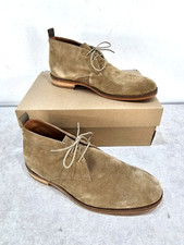 New Clarks Oliver Mid Dark Sand Suede Desert Boots Size 9.5