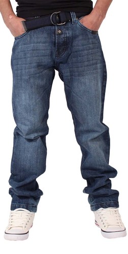 Peviani mens denim jeans - denim, blue