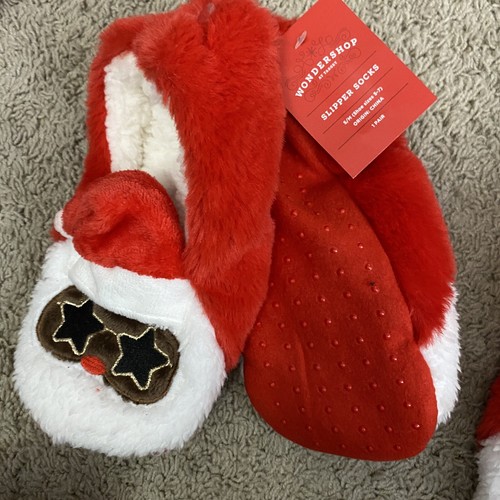 Santa slippers wondershop - santa,