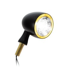 Kellermann Bullet 1000 Pl LED Indicator With Side Lights Black Front Reversible