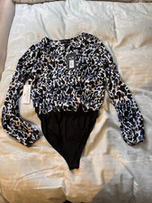 Ax Paris Leopard Leotard Size