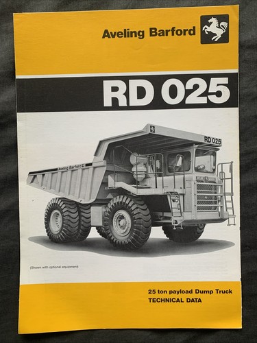 Aveling barford 025 - rd, payload