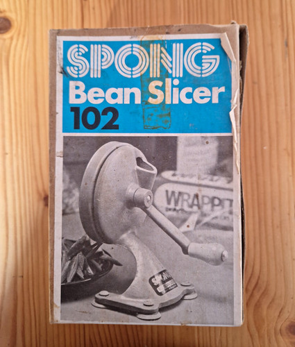 Spong 102 bean slicer - 102, hand