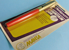 Nostalgic retro 1970s Platignum 24 carat gold plated nib MANTA Fountain Pen