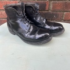 British army ammo boots hobnail drill boots T&H Bros 1985  ( size 8M)
