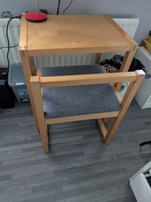 Solid Oak Kids Desk and Chair