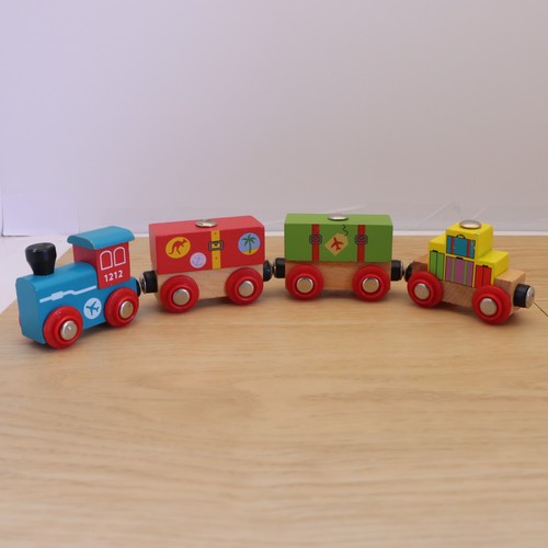 Wooden train track bigjigs - wooden,