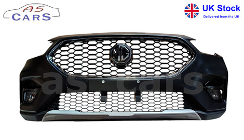Complete front bumper with - front,