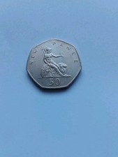 Large Old Style New Pence 50p