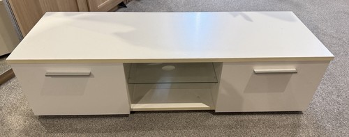 Ikea low white cabinet - ikea,