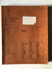 Technical Service Data Manual 1985 All Classic Cars & Commercials AC to Yugo