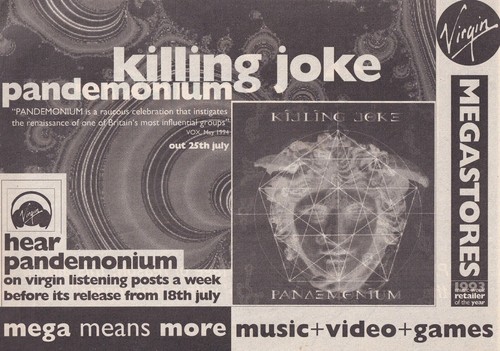 Killing joke pandemonium - joke,