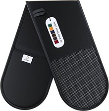 Laffair® Double Oven Gloves - Heat Resistant, Non-Slip Silicone - Black ??
