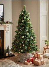 6FT Pre-Lit Cashmere Pine Cone