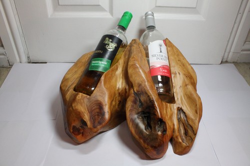 Unique driftwood wine bottle - unique,