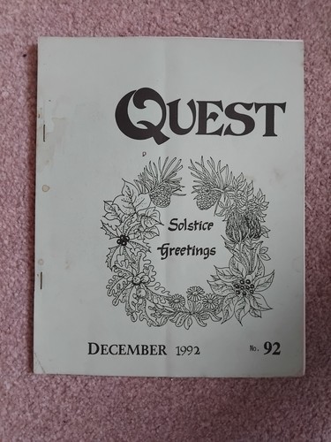 Quest magazine issue - quest,