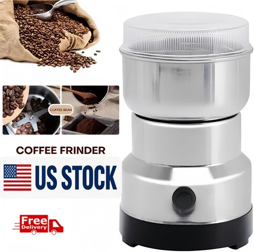 Electric coffee bean grinder - coffee,