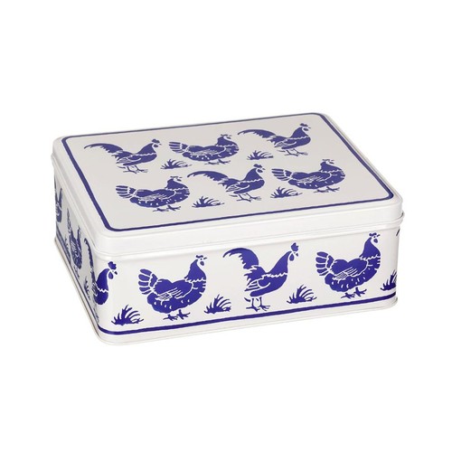 Small metal storage tin - tin, emma