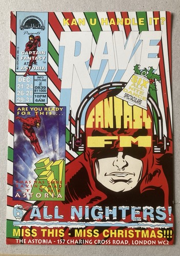 Rave flyer fantasy - rave, f.m