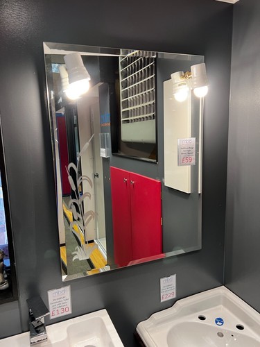 Display mirror twin lights - display,