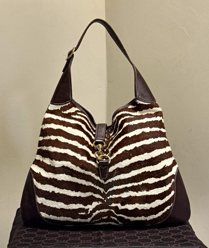 Gucci brown zebra - zebra, pony