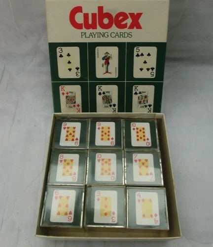 Vintage waddingtons cube card - vintage,